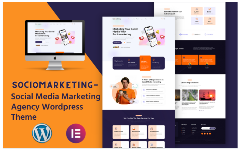 Sociomarketing - Social Media Marketing Agency WordPress Theme download - Image 2