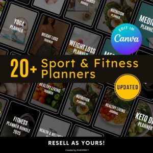 Fitness Planners PLR MRR Bundle